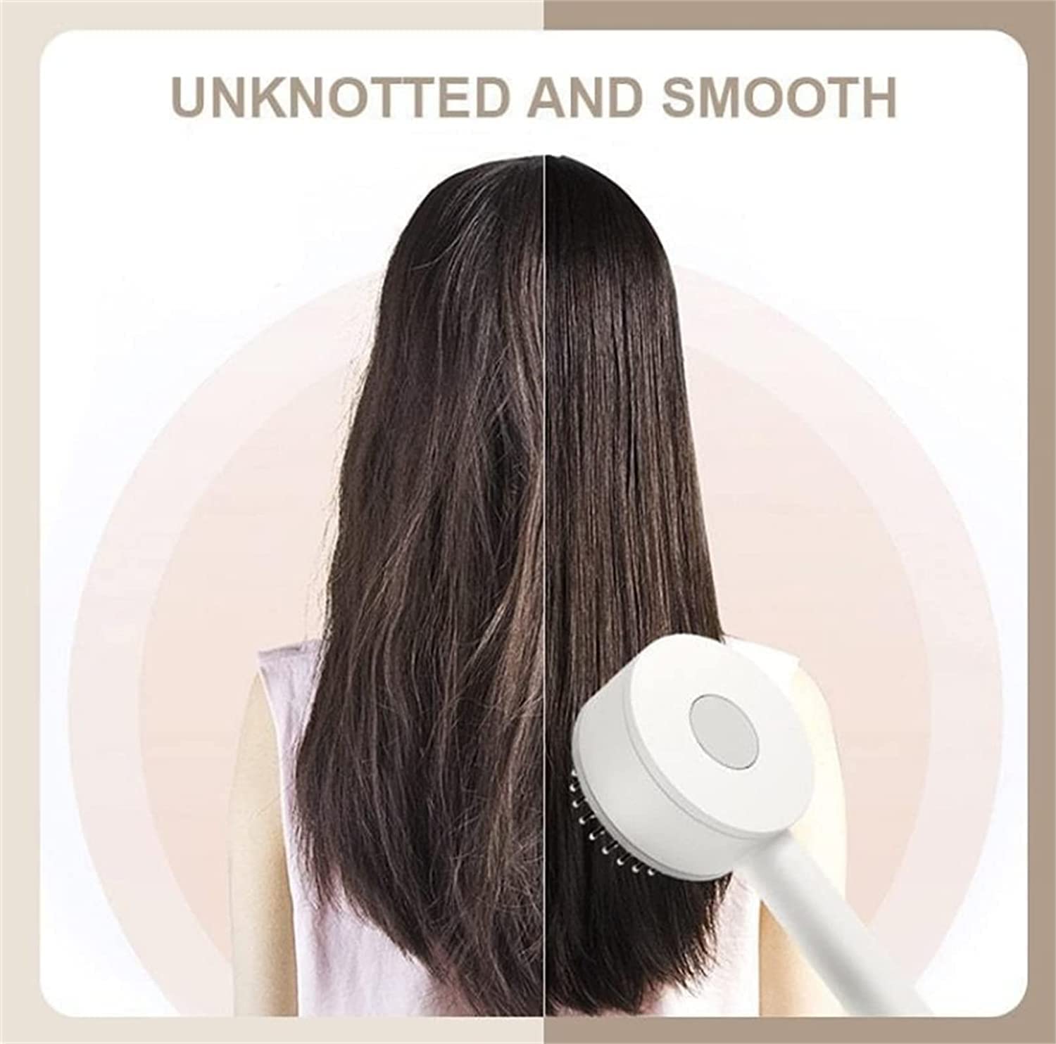 6034 Air Cushion Massage Brush, Airbag Massage Comb with Long Handle, Self-Cleaning Hair Brush, Detangling Anti-Static for All Hair 6034 Air Cushion Massage Brush, Airbag Massage Comb with Long Handle, Self-Cleaning Hair Brush, Detangling Anti-Static for All Hair